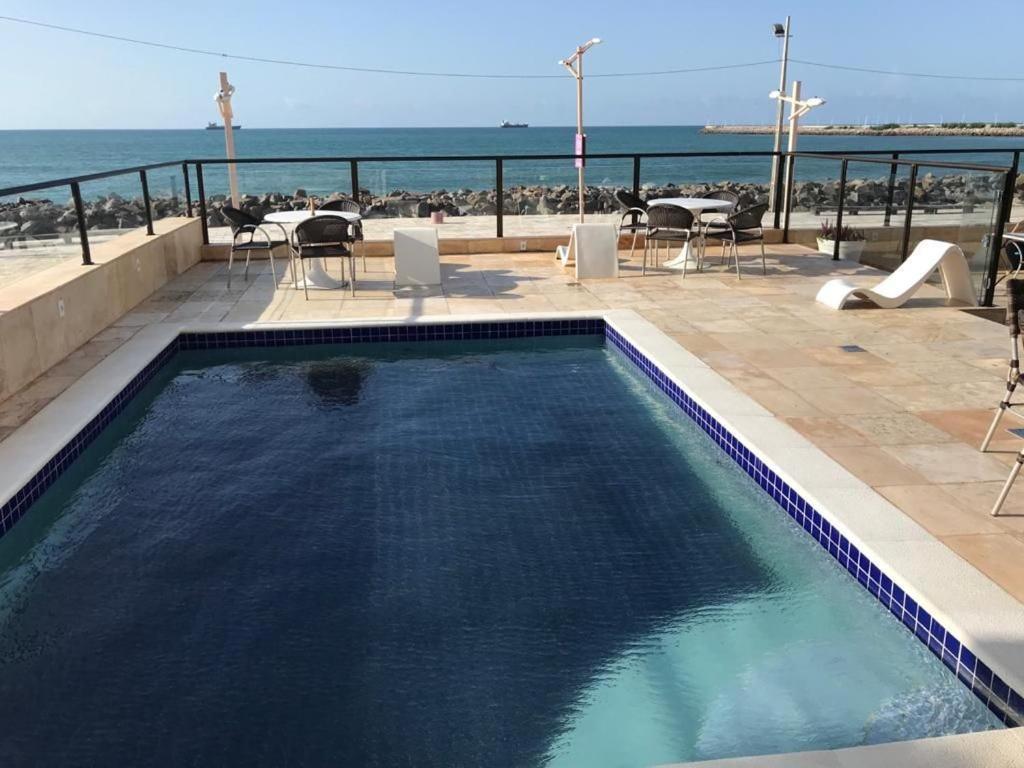 804 Lindo Flat Mobiliado Com Vista Lateral Mar Na Praia De Iracema Apartment ฟอร์ตาเลซา ภายนอก รูปภาพ
