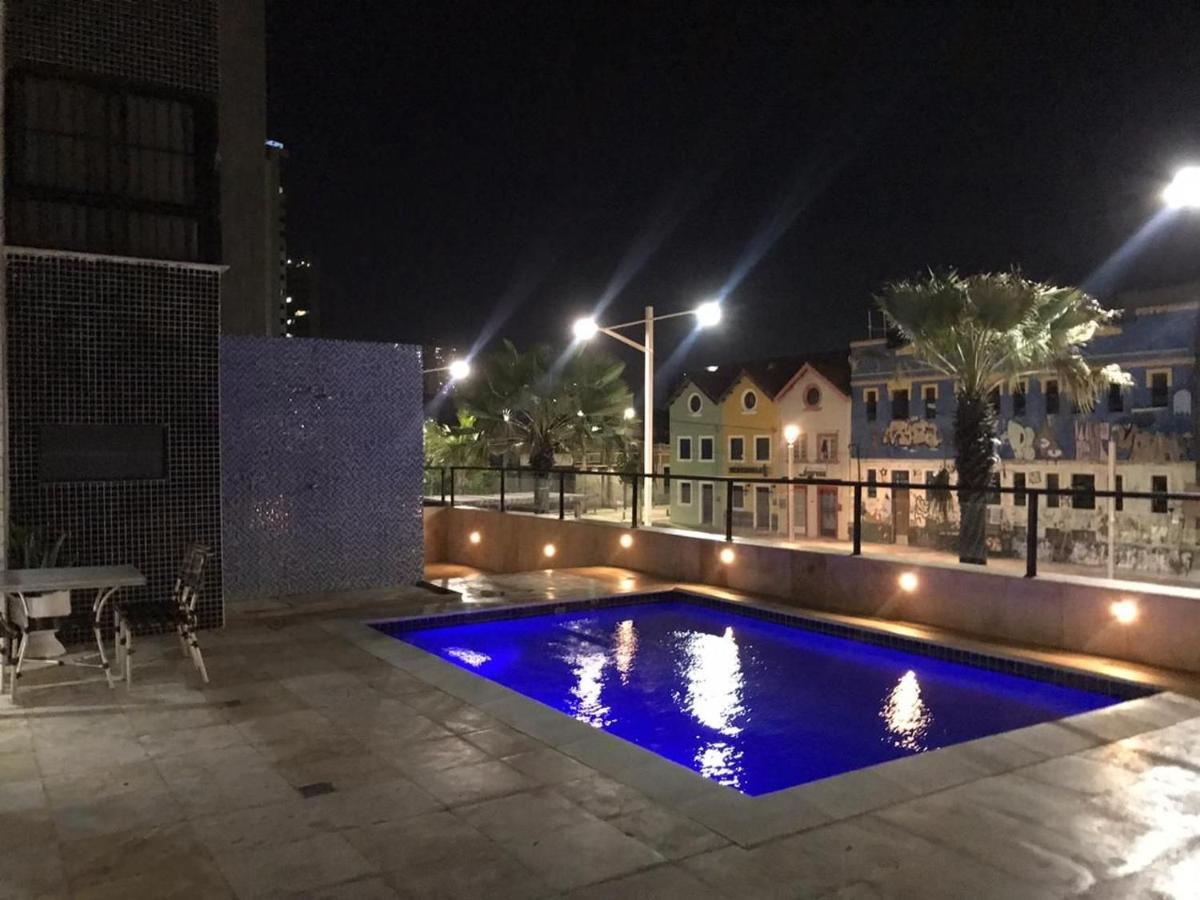 804 Lindo Flat Mobiliado Com Vista Lateral Mar Na Praia De Iracema Apartment ฟอร์ตาเลซา ภายนอก รูปภาพ